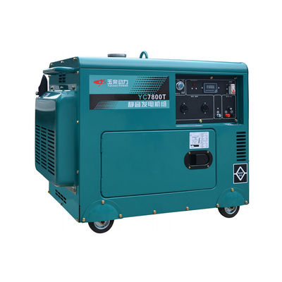 7.0kva leise Dieselgenerator und tragbares Modell mit 230V/400V Nennspannung